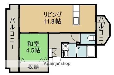 アニバーサリー52(1LDK/3階)の間取り写真