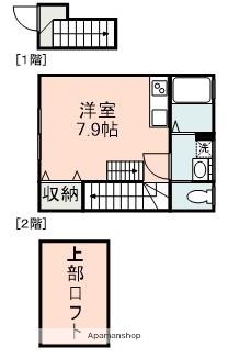 ピエールフォレ国府(ワンルーム/2階)の間取り写真