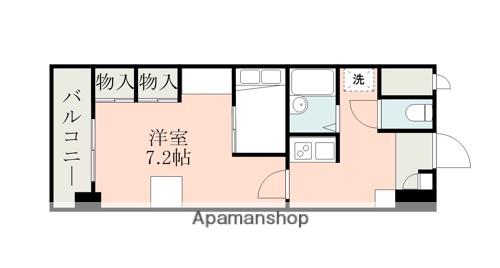 リバーサイド川端(1K/6階)の間取り写真