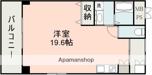 豊前街道の館(ワンルーム/3階)の間取り写真