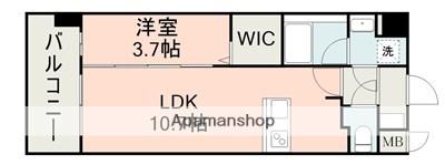 ELGRAND菊陽Ⅱ(1LDK/7階)の間取り写真