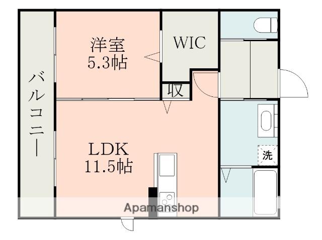 SHELL LEBEN八反田Ⅰ(1LDK/2階)の間取り写真