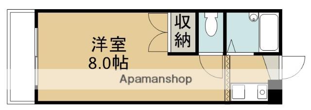 和光ビル本館(ワンルーム/4階)の間取り写真