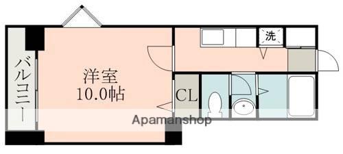 NICEマンション白山(1K/4階)の間取り写真