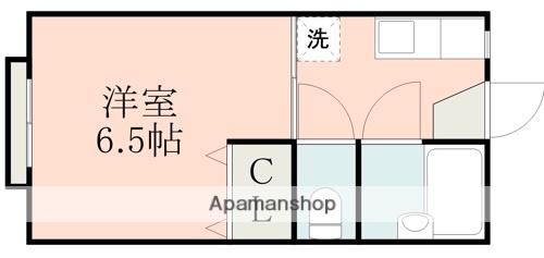 セントポーリアハイツ(1K/1階)の間取り写真