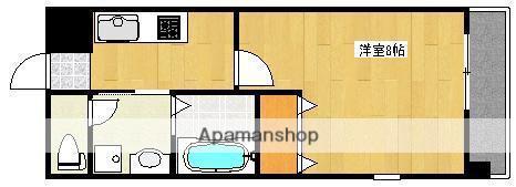 カーネリアン新屋敷(1K/6階)の間取り写真