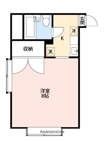 サンリッチ72(ワンルーム/1階)の間取り写真