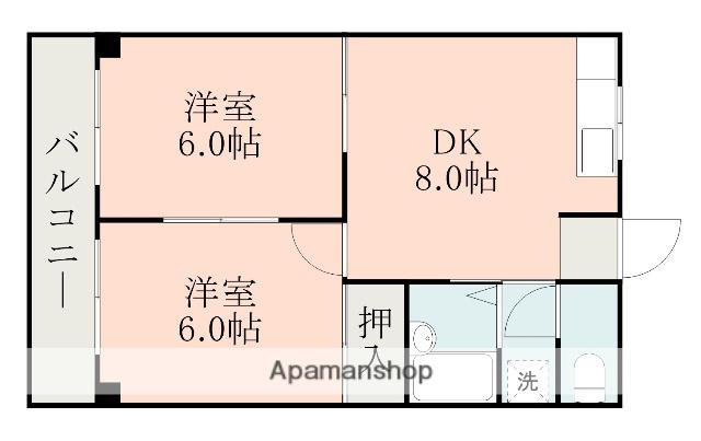 TERRA(2DK/1階)の間取り写真