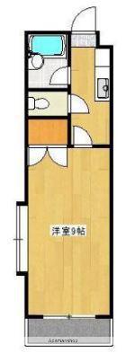 エクシード大江Ⅱ(1K/1階)の間取り写真
