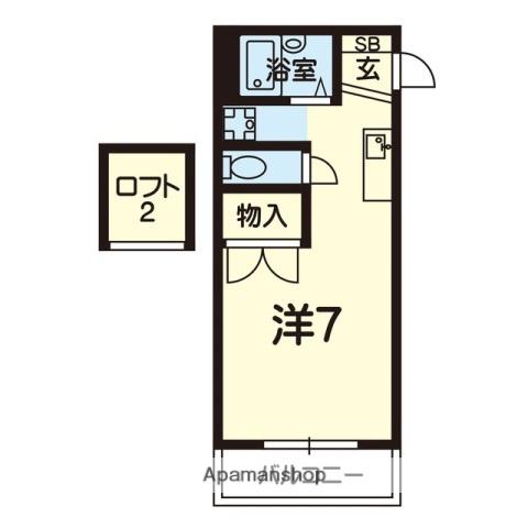 メゾンド・レクサスウエノビル(ワンルーム/4階)の間取り写真