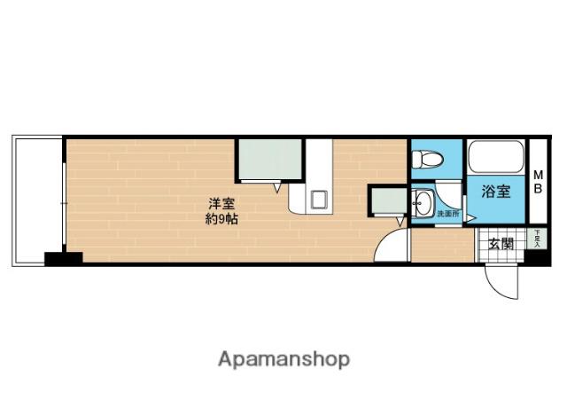 NKビル(1K/7階)の間取り写真
