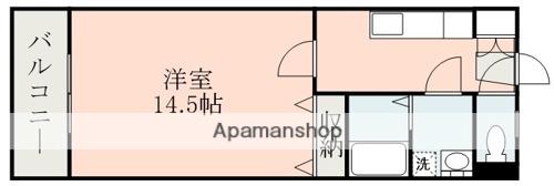 CREDO菅尾マンション(1K/2階)の間取り写真