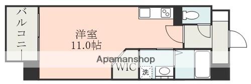 EST BLUE(ワンルーム/7階)の間取り写真