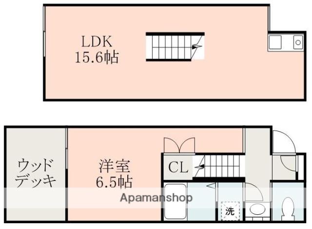 サングリーンMETEOⅡ(1LDK/1階)の間取り写真