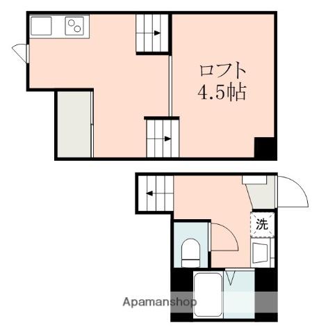 ファースト松橋(ワンルーム/2階)の間取り写真