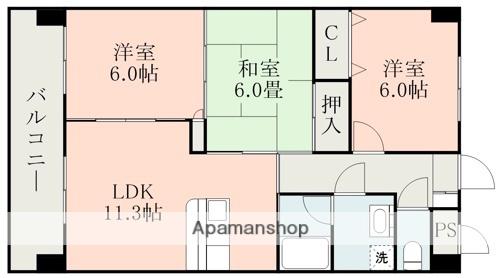ルミナス(3LDK/2階)の間取り写真