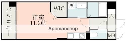SPRINGCOURT近見(ワンルーム/3階)の間取り写真