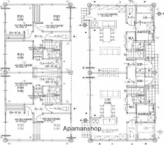 スペックス戸島西(3LDK)の間取り写真