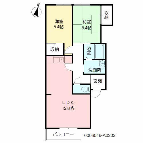 MMジャンクション(2LDK/2階)の間取り写真
