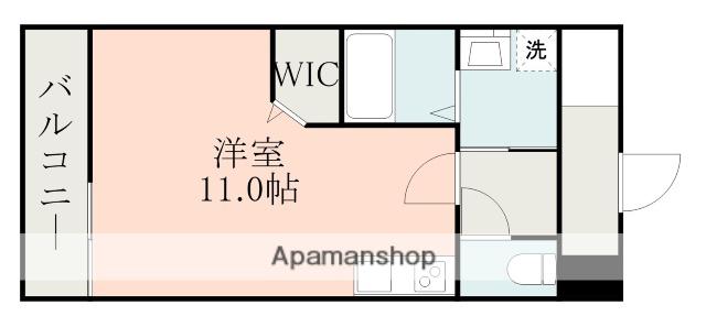 ジャルダン フルーリ(ワンルーム/5階)の間取り写真