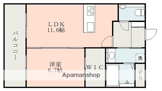 サムティ迎町(1LDK/3階)の間取り写真