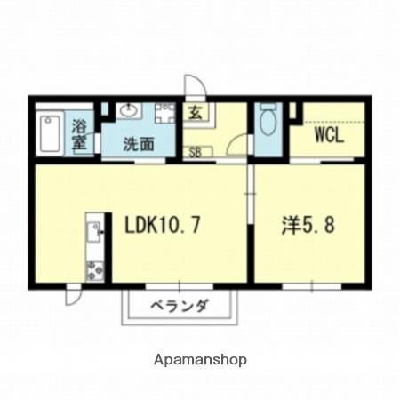サンハイツタンゴ(1LDK/1階)の間取り写真