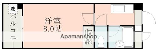 アビテ水前寺(1K/3階)の間取り写真
