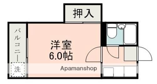 レジデンスJO(1K/3階)の間取り写真