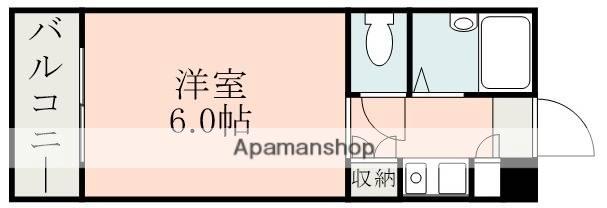 Yコーポ八王寺(ワンルーム/2階)の間取り写真