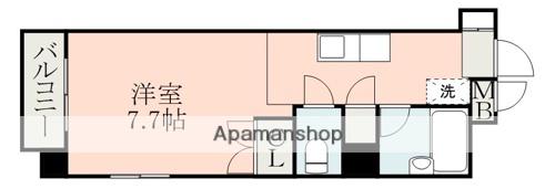 リベルテ本荘(ワンルーム/3階)の間取り写真