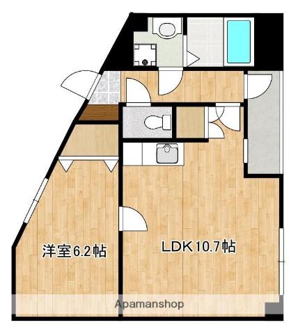 アメニティ・ハイツ(1LDK/2階)の間取り写真