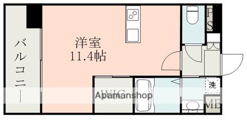 SG1大津(ワンルーム/4階)の間取り写真