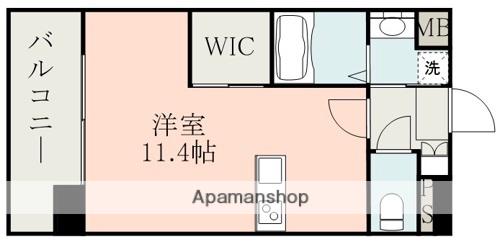 SG1大津(ワンルーム/6階)の間取り写真