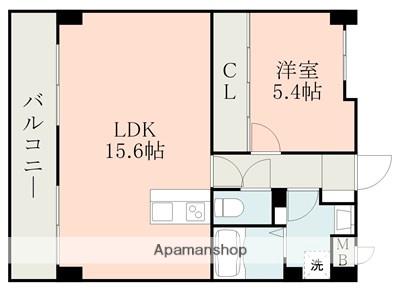 テクノマンション大津Ⅱ(1LDK/6階)の間取り写真