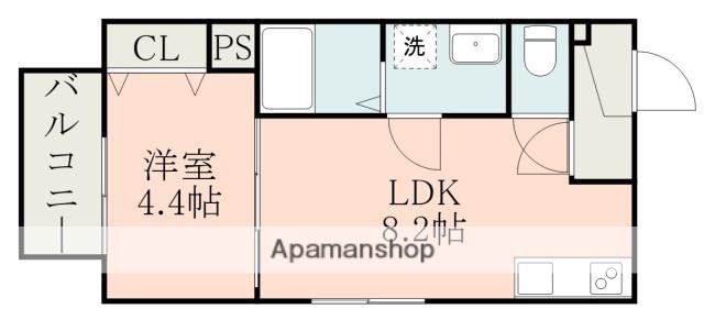 IMAX RESIDENCE 大津(1LDK/2階)の間取り写真