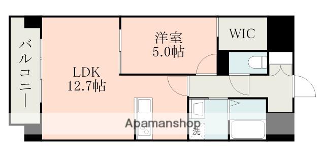 CHAINON長嶺南(1LDK/9階)の間取り写真