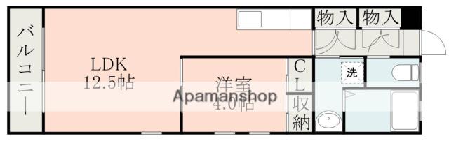 DMT OLIVE(1LDK/1階)の間取り写真
