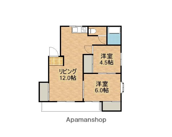 平成ハイツ(2LDK/3階)の間取り写真