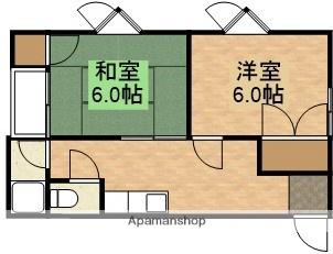 パレイシャル菊池(2DK/1階)の間取り写真