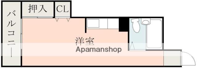 フラワーマンション(ワンルーム/3階)の間取り写真