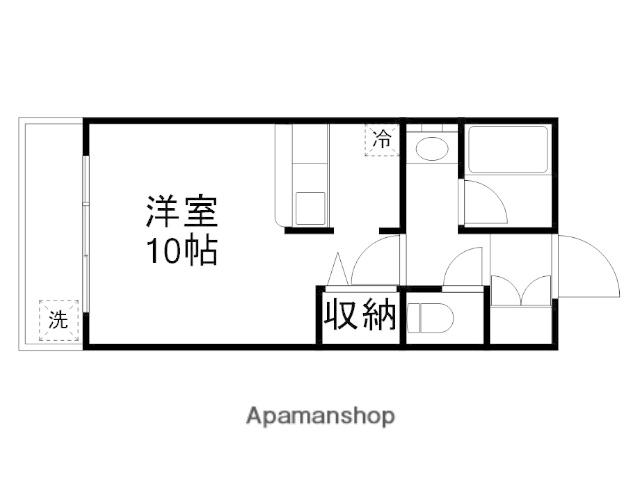 アネックス池田(ワンルーム/1階)の間取り写真