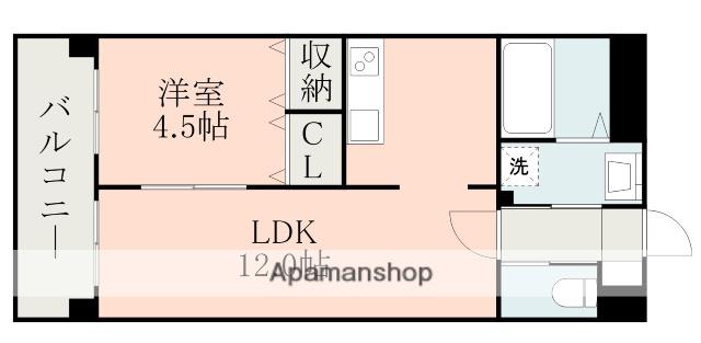 グラッポロ(1LDK/2階)の間取り写真