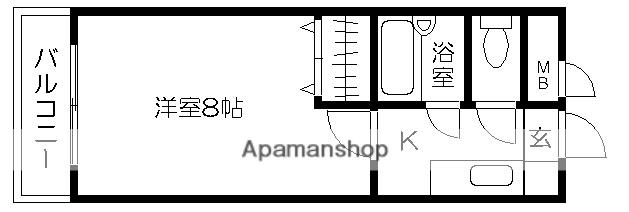メゾン・ド・ルノン(1K/5階)の間取り写真