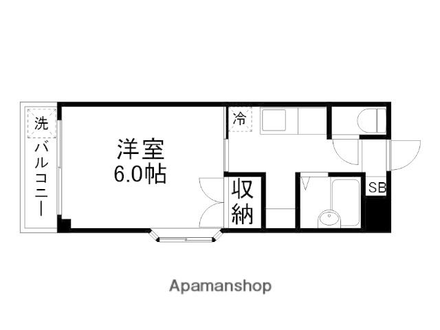 エル花園(1K/2階)の間取り写真