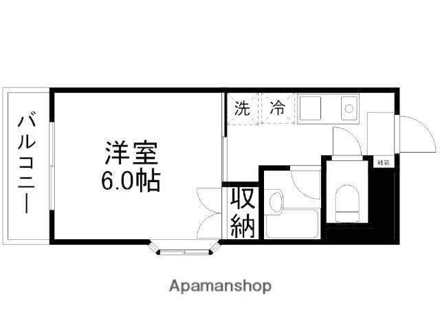 エル花園(1K/2階)の間取り写真
