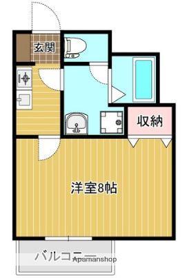 サリーレ(1K/2階)の間取り写真