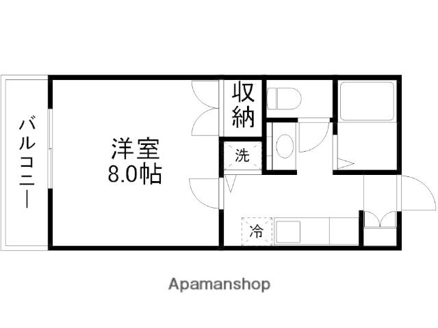 池田マンションB(1K/3階)の間取り写真