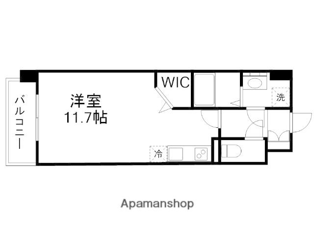 レオ リヤンド(ワンルーム/4階)の間取り写真