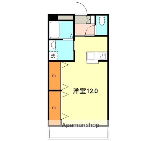 アーバン顕徳(ワンルーム/3階)の間取り写真