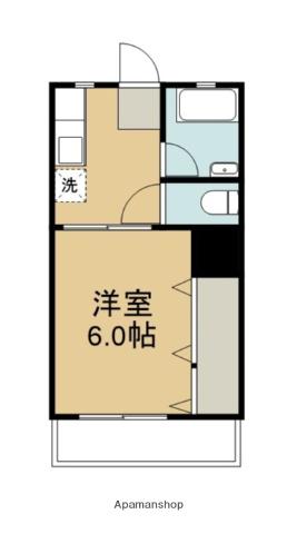 コーポ松本(1K/3階)の間取り写真